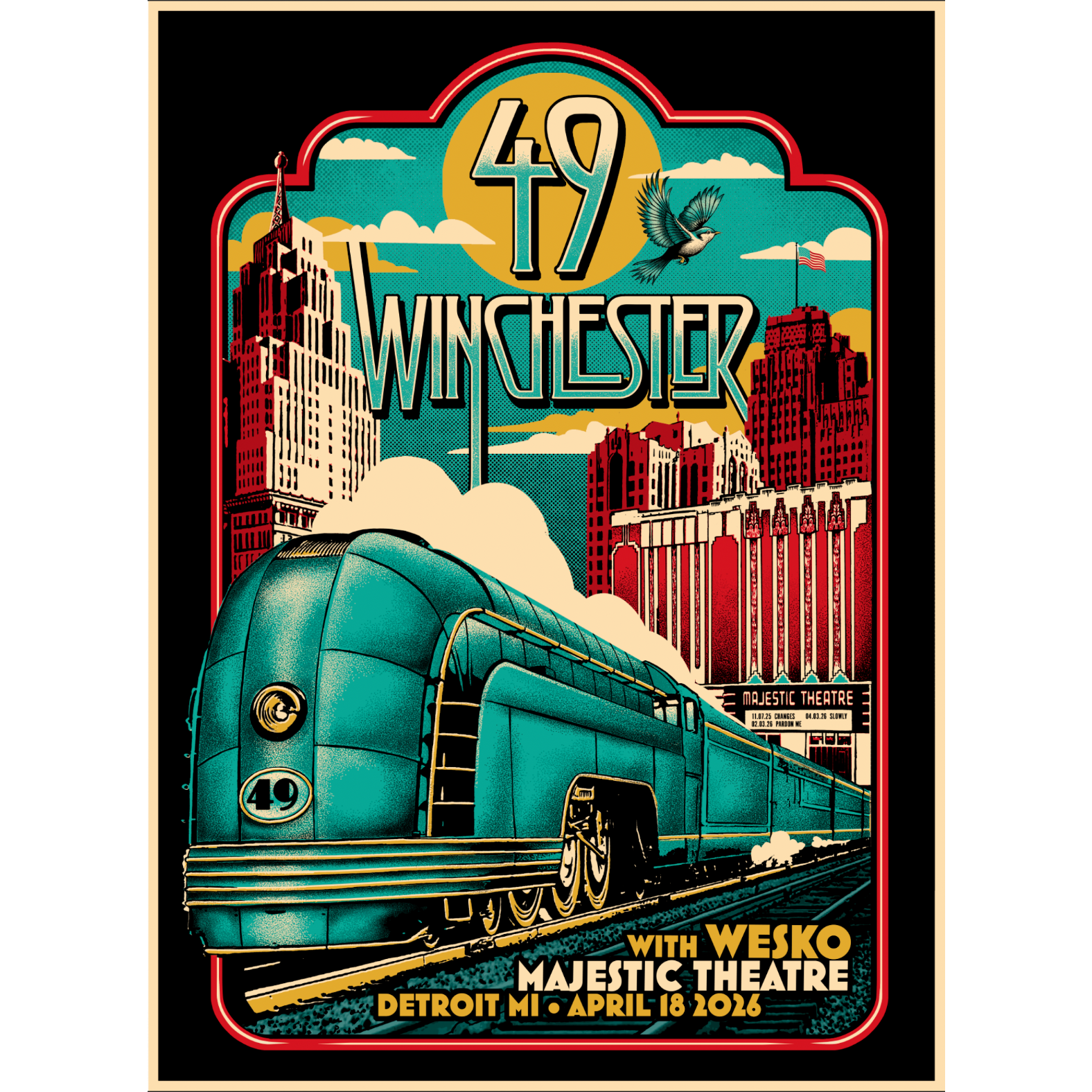 4.18.26 Detroit, MI Poster - Signed