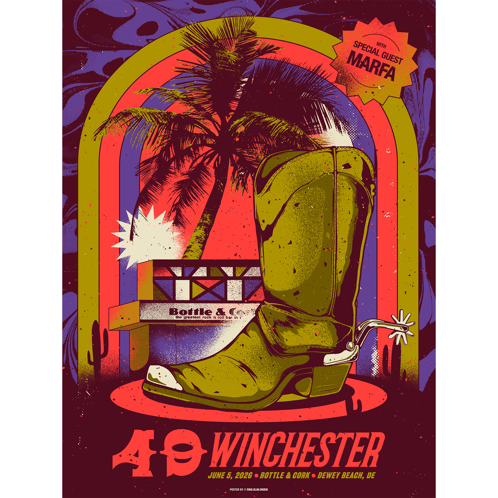 6.5.26 Dewey Beach, DE Poster - Signed