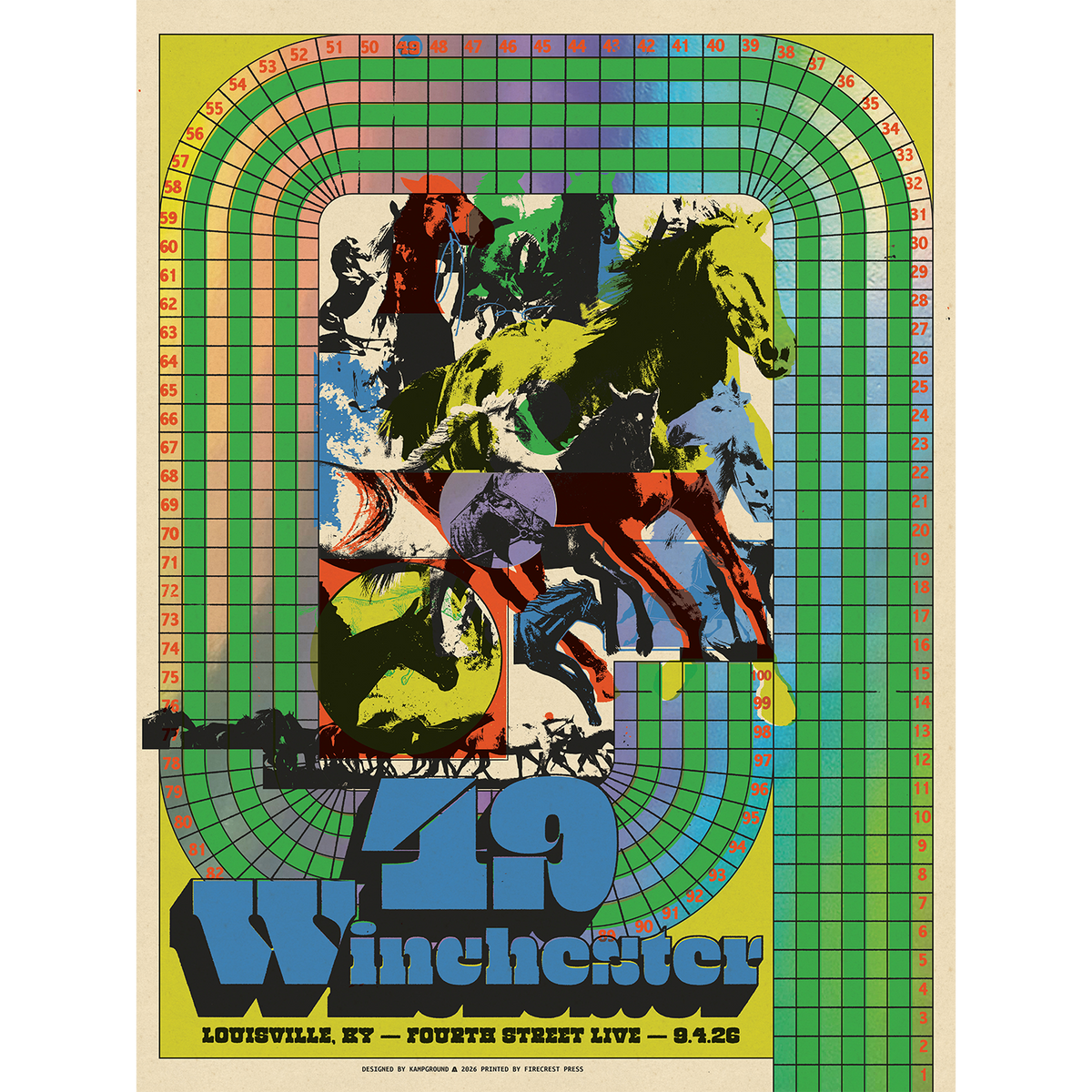 9.4.26 Louisville, KY FOIL Poster