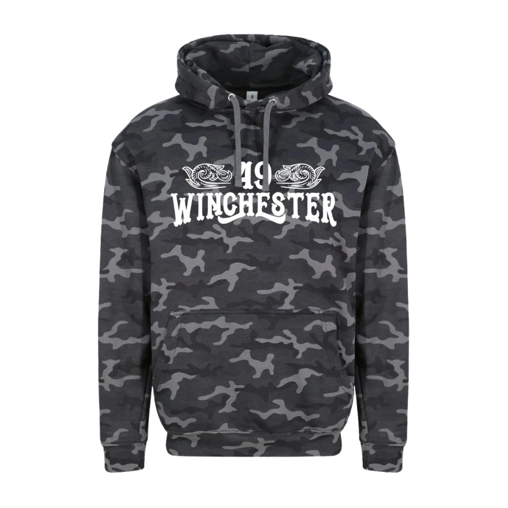 Black & Grey Camo 49 Hoodie