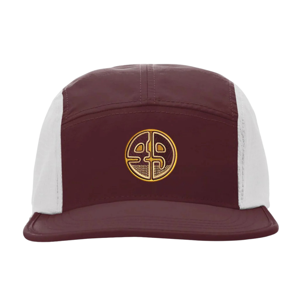 Maroon Waterproof Badge Hat